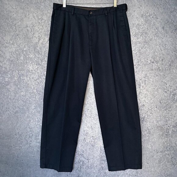 Hagger 36x30 Black Dress Pants, EUC - Picture 1 of 3